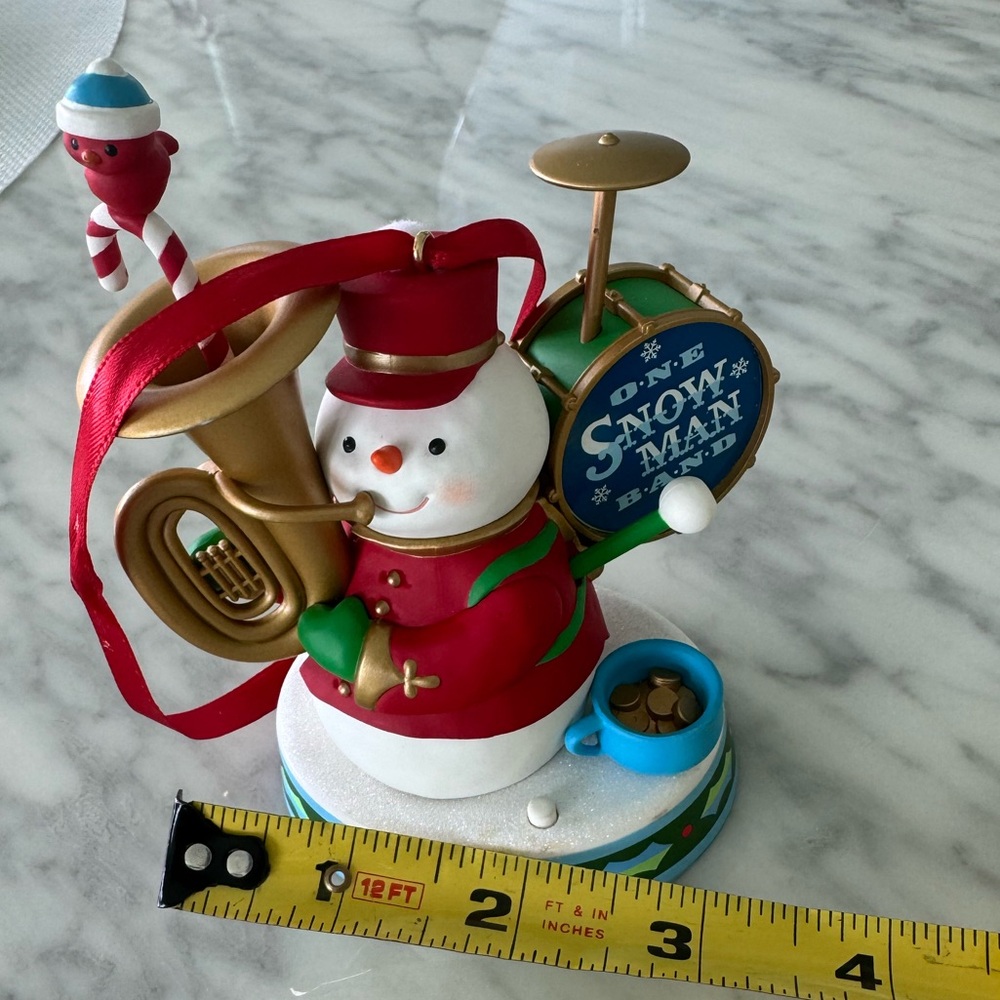 Snowman Hallmark decoration light sound motion